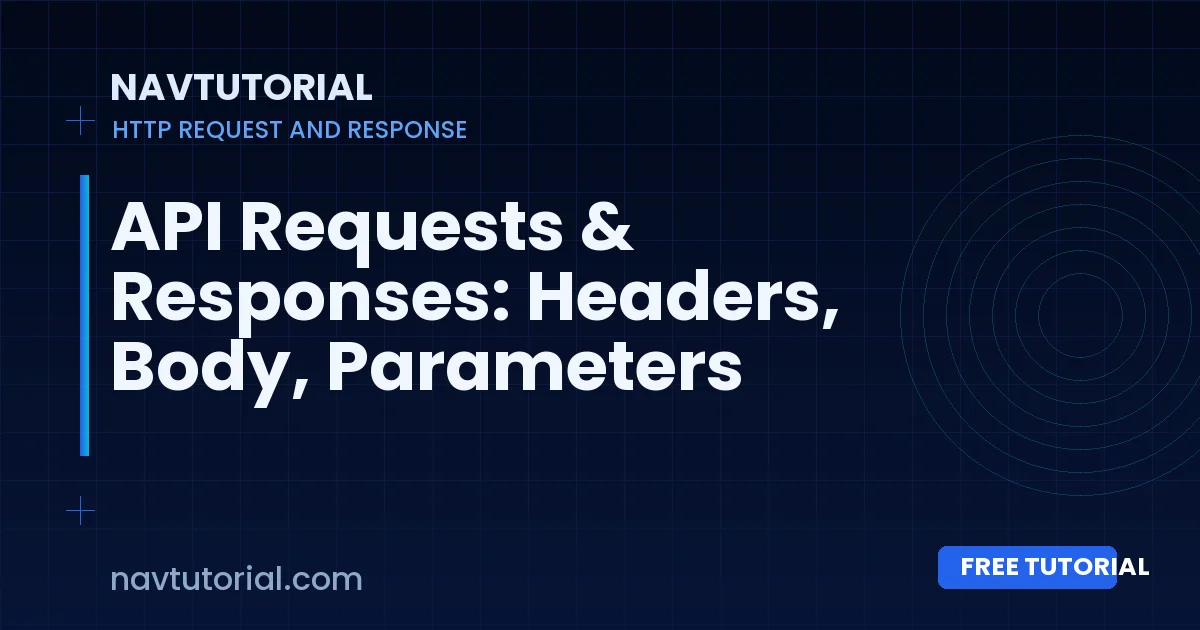 API Requests & Responses: Headers, Body, Parameters