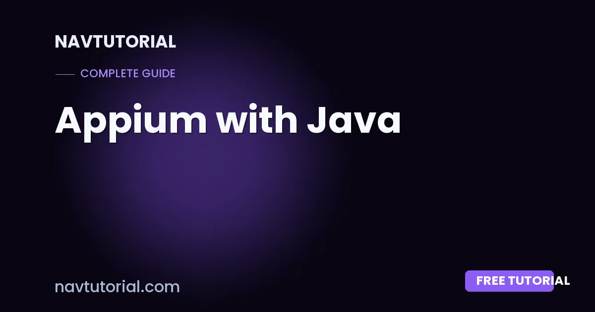 Appium with Java