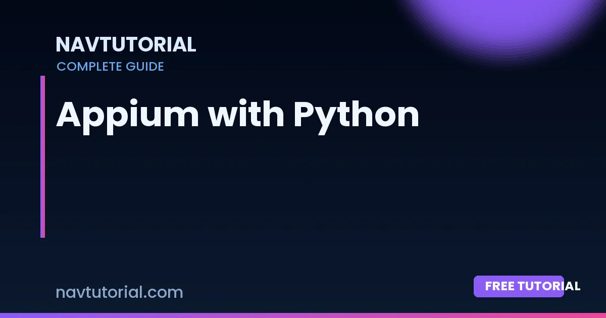 Appium with Python