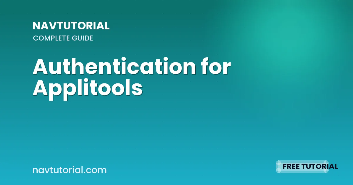 Authentication for Applitools