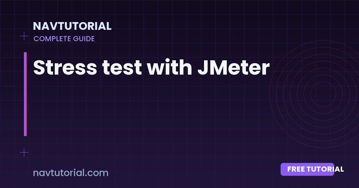 Stress test with JMeter
