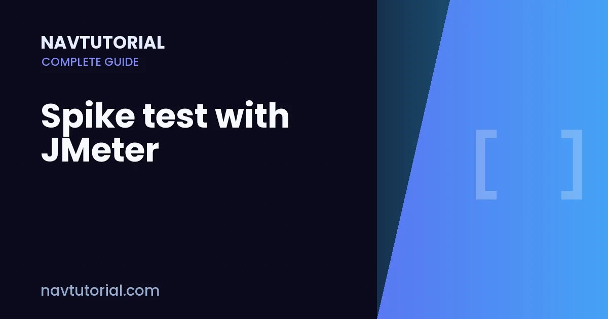 Spike test with JMeter