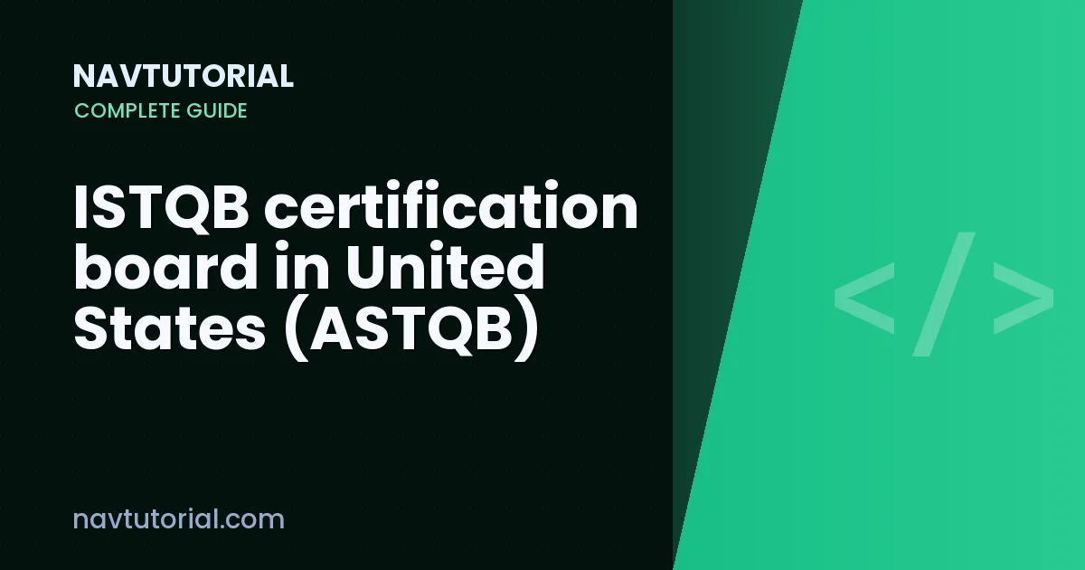 ISTQB certification board in United States (ASTQB)