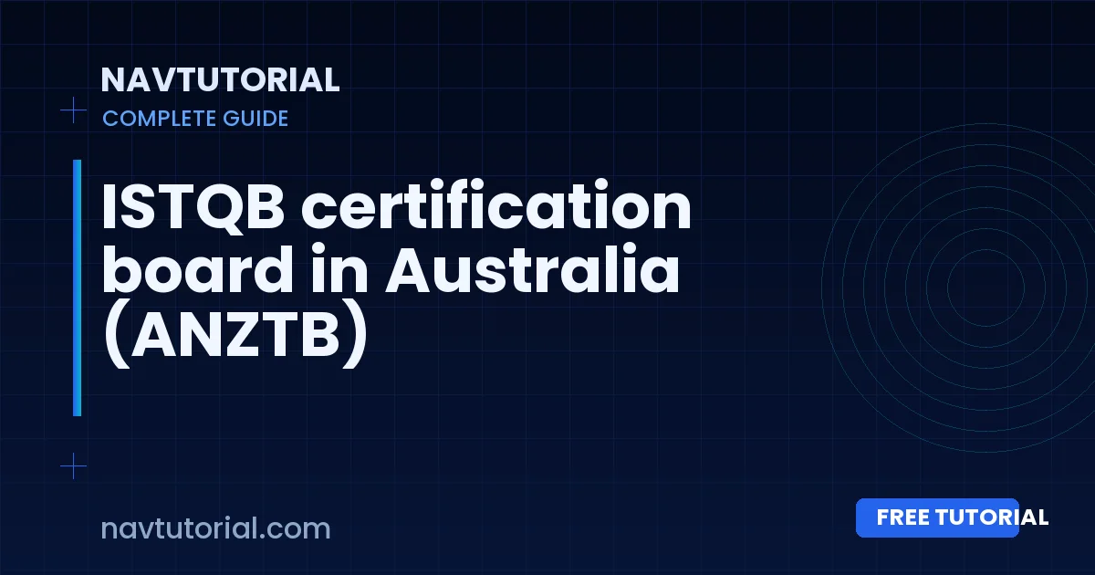 ISTQB certification board in Australia (ANZTB)